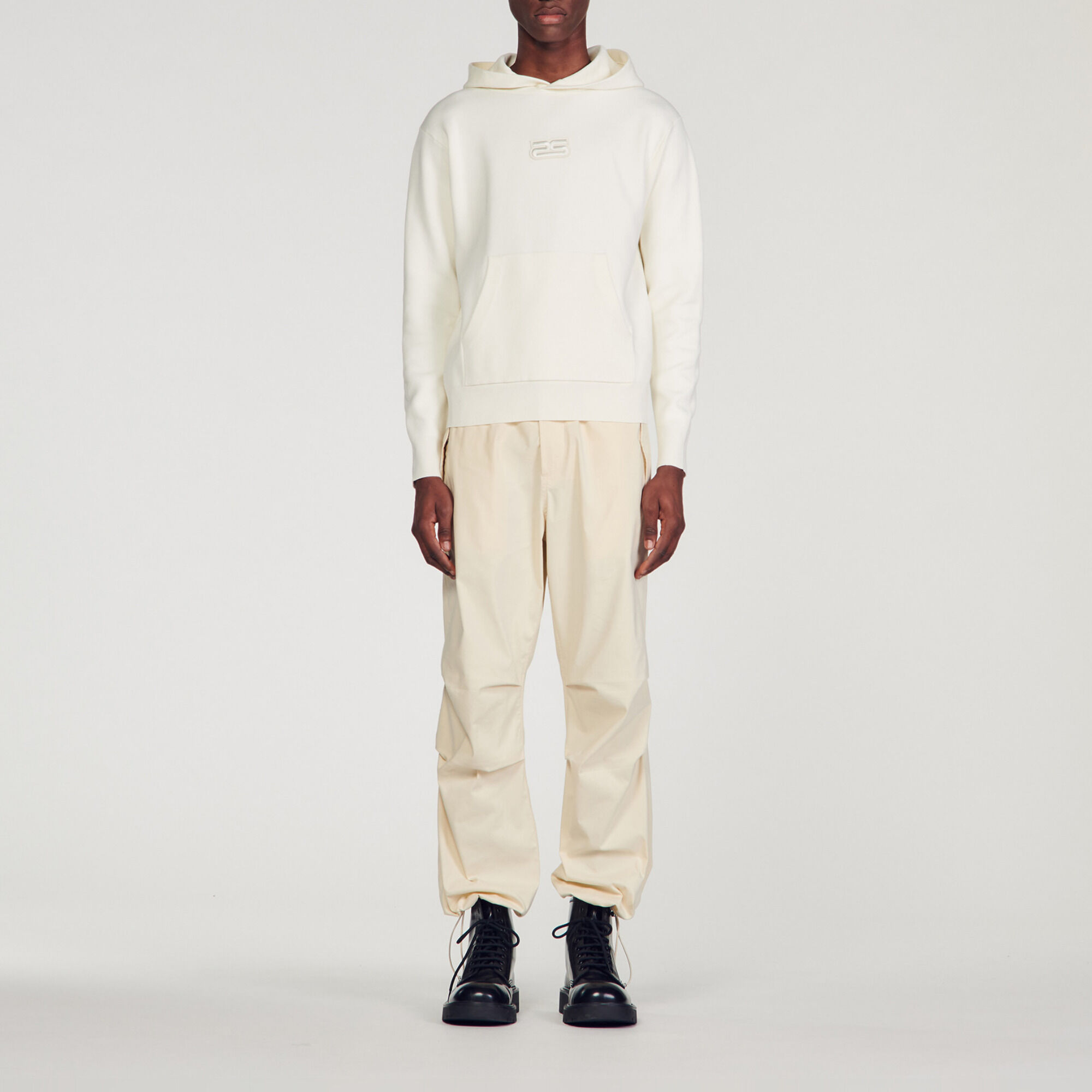 Sudadera de punto con capucha