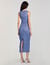 Vestido midi de punto