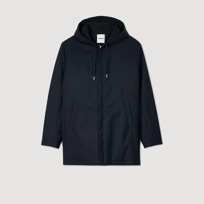Parka acolchada con capucha - Hombre | Sandro