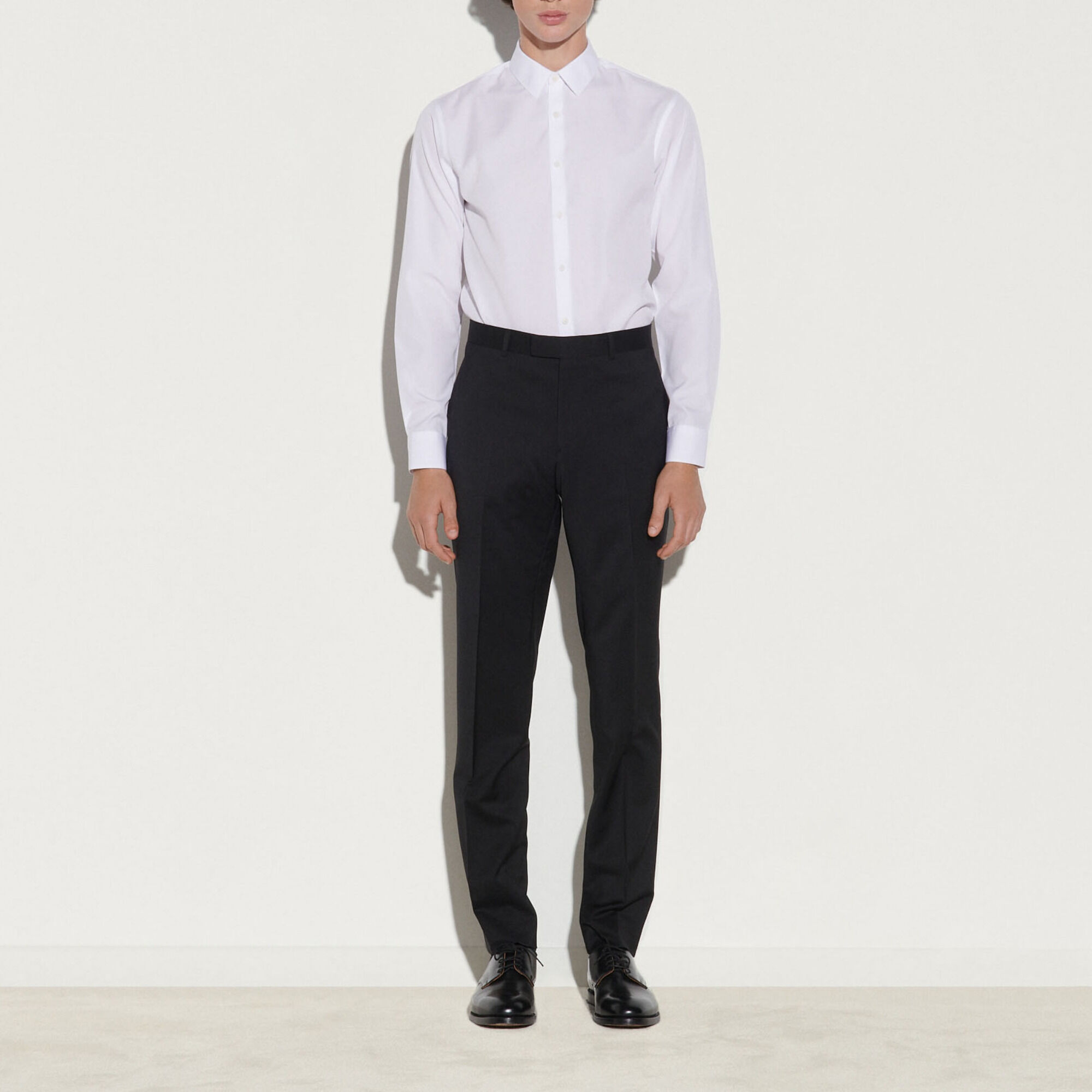 Pantalón de traje de lana