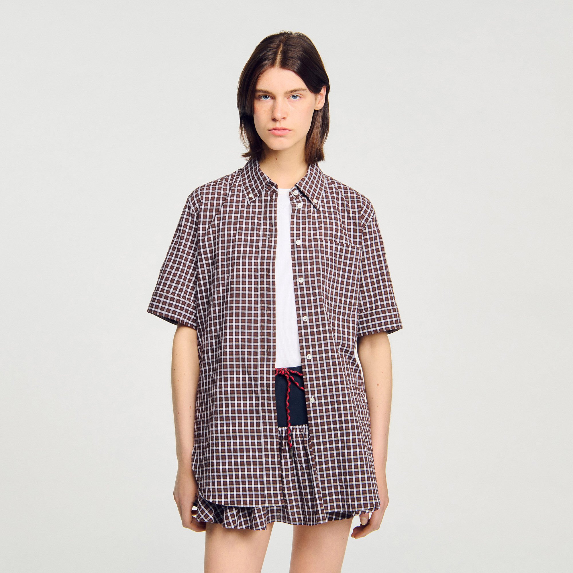 Camisa oversize a cuadros