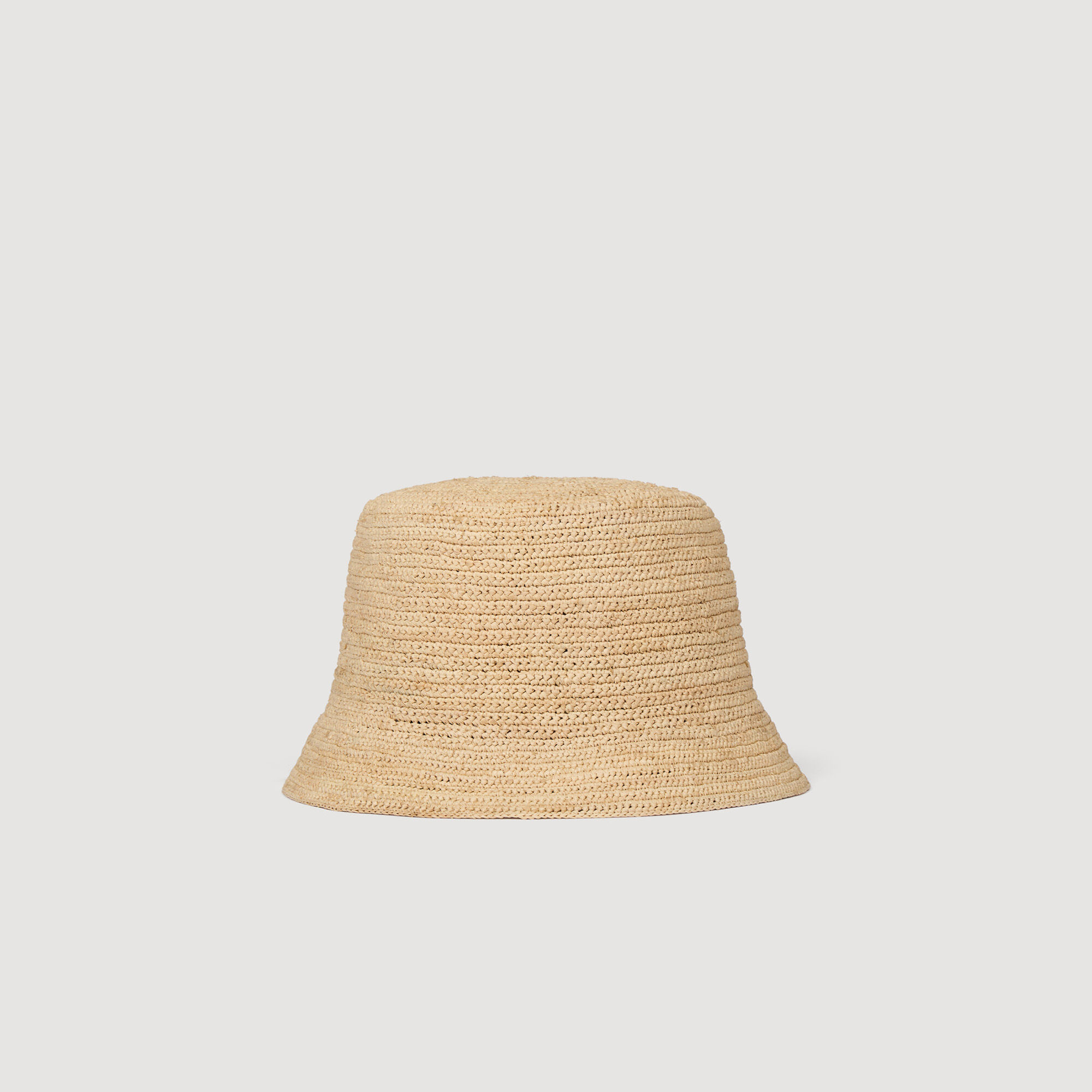 Gorro de croch&eacute; de rafia