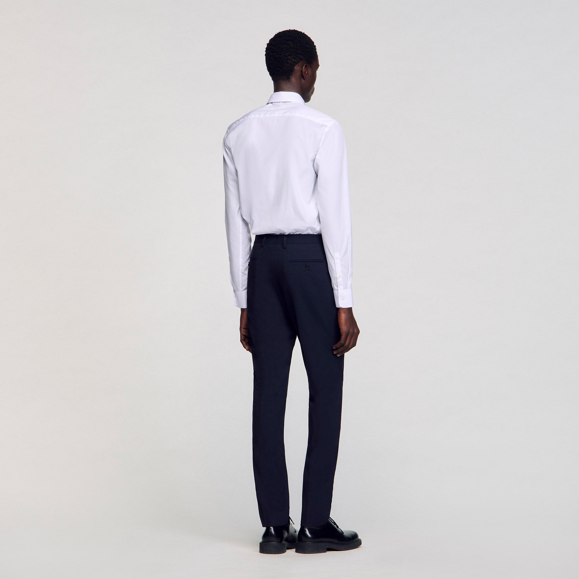 Pantalón de traje clásico de lana