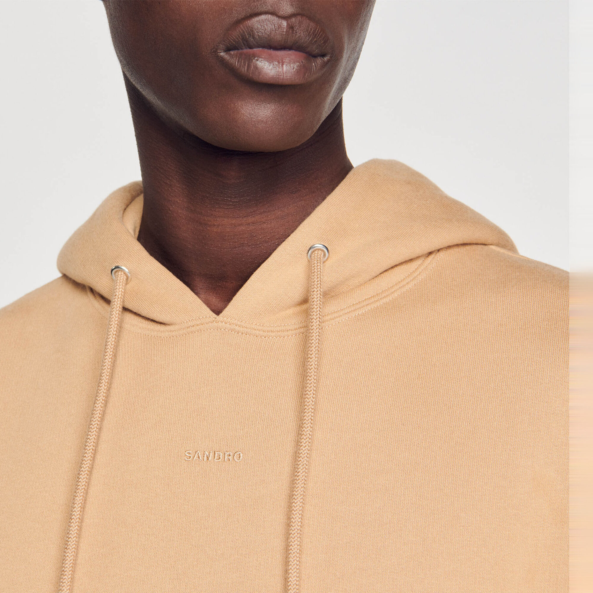 Sudadera hombre bordado algodón orgánico