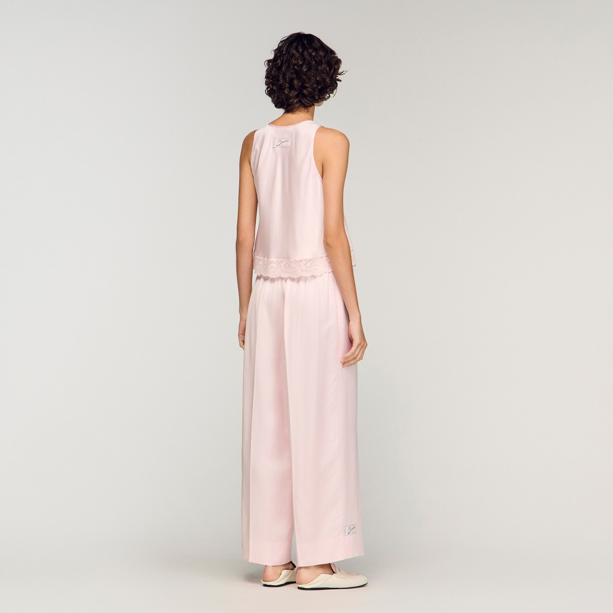 Pantal&oacute;n ancho satinado