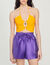 Short ancho satinado
