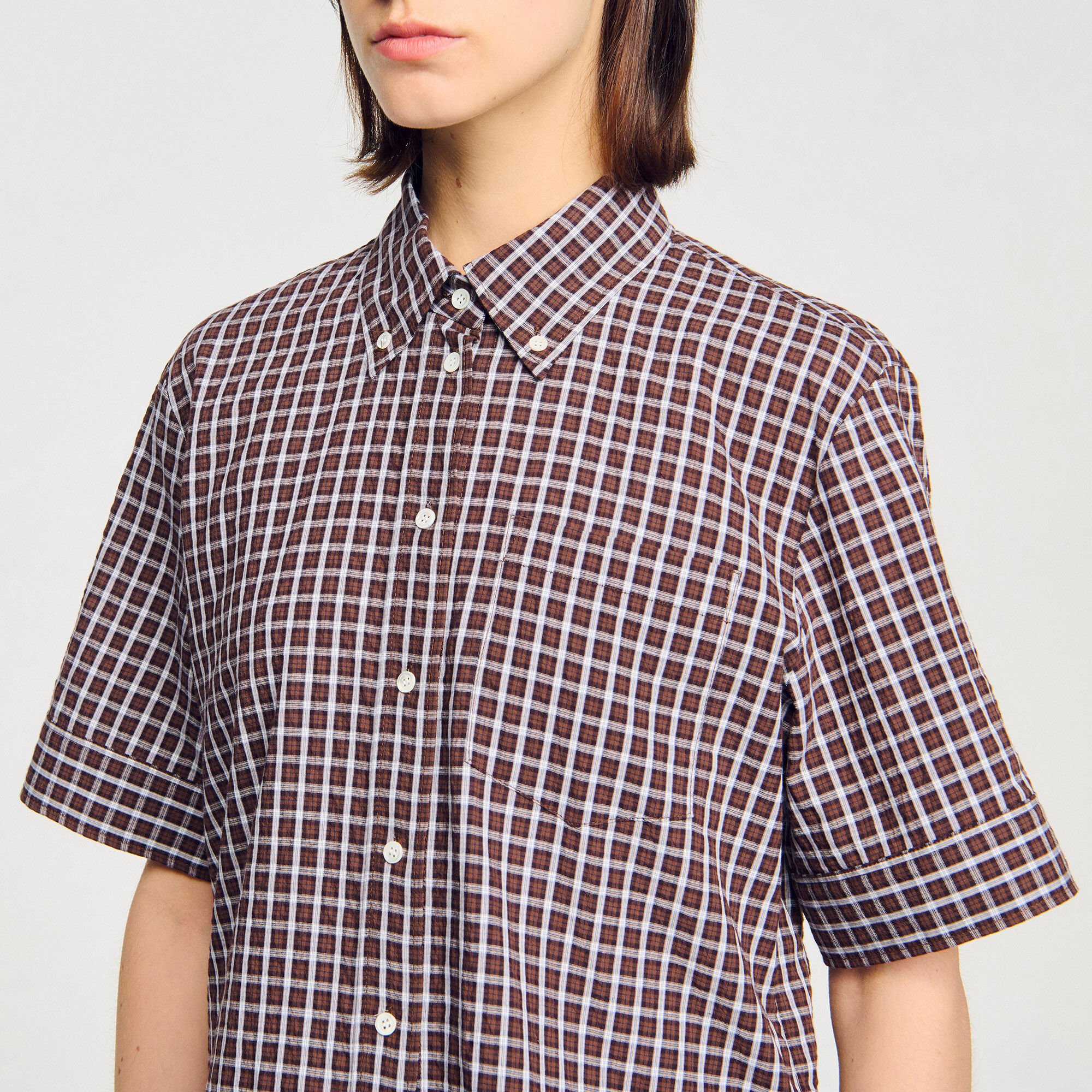 Camisa oversize a cuadros