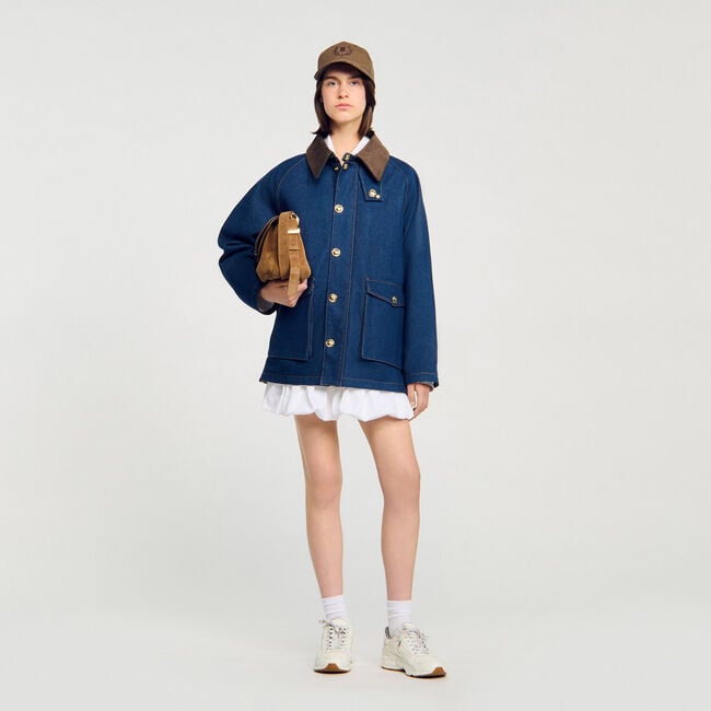 Chaqueta de trabajo de denim