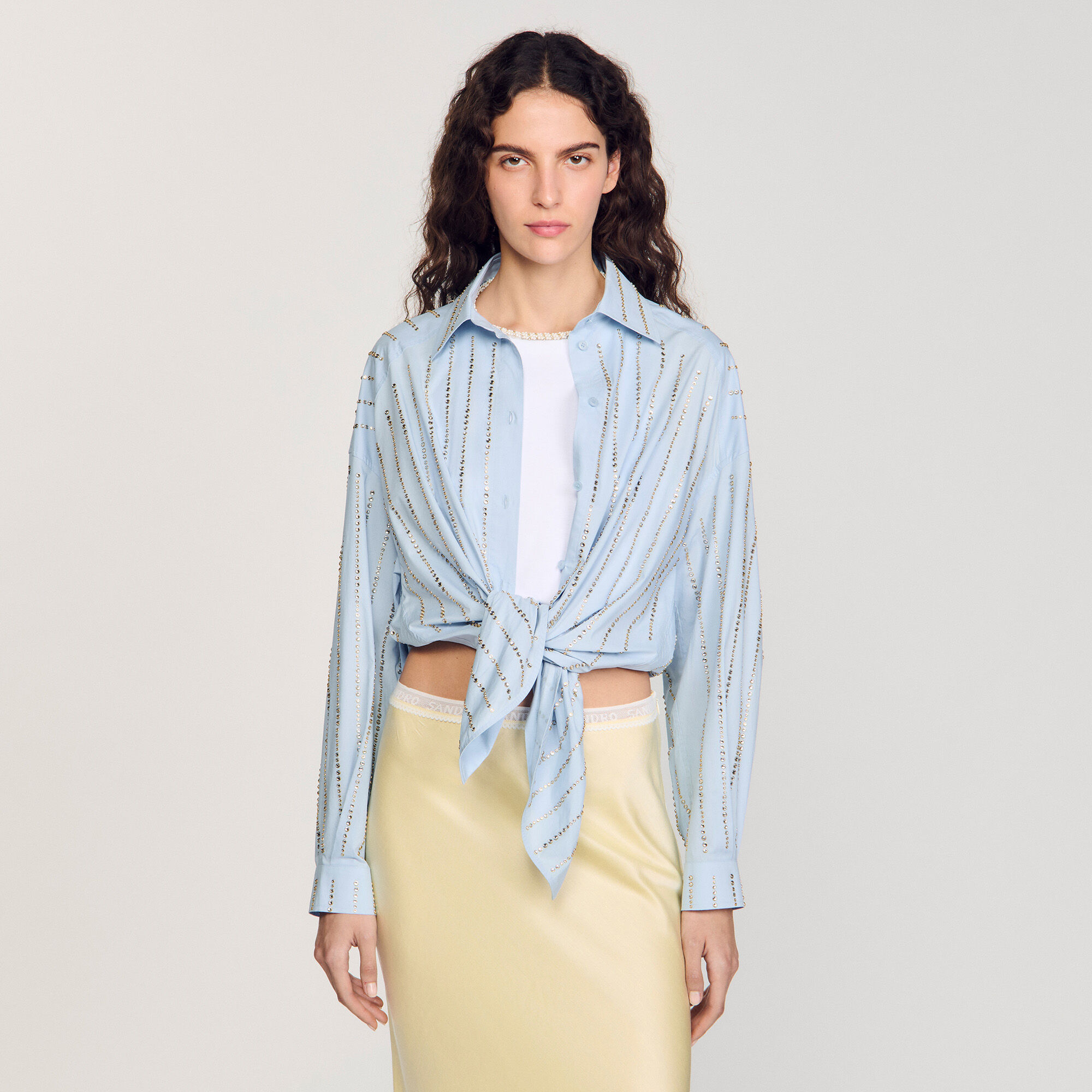 Camisa con strass