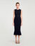 Vestido largo punto con tachuelas