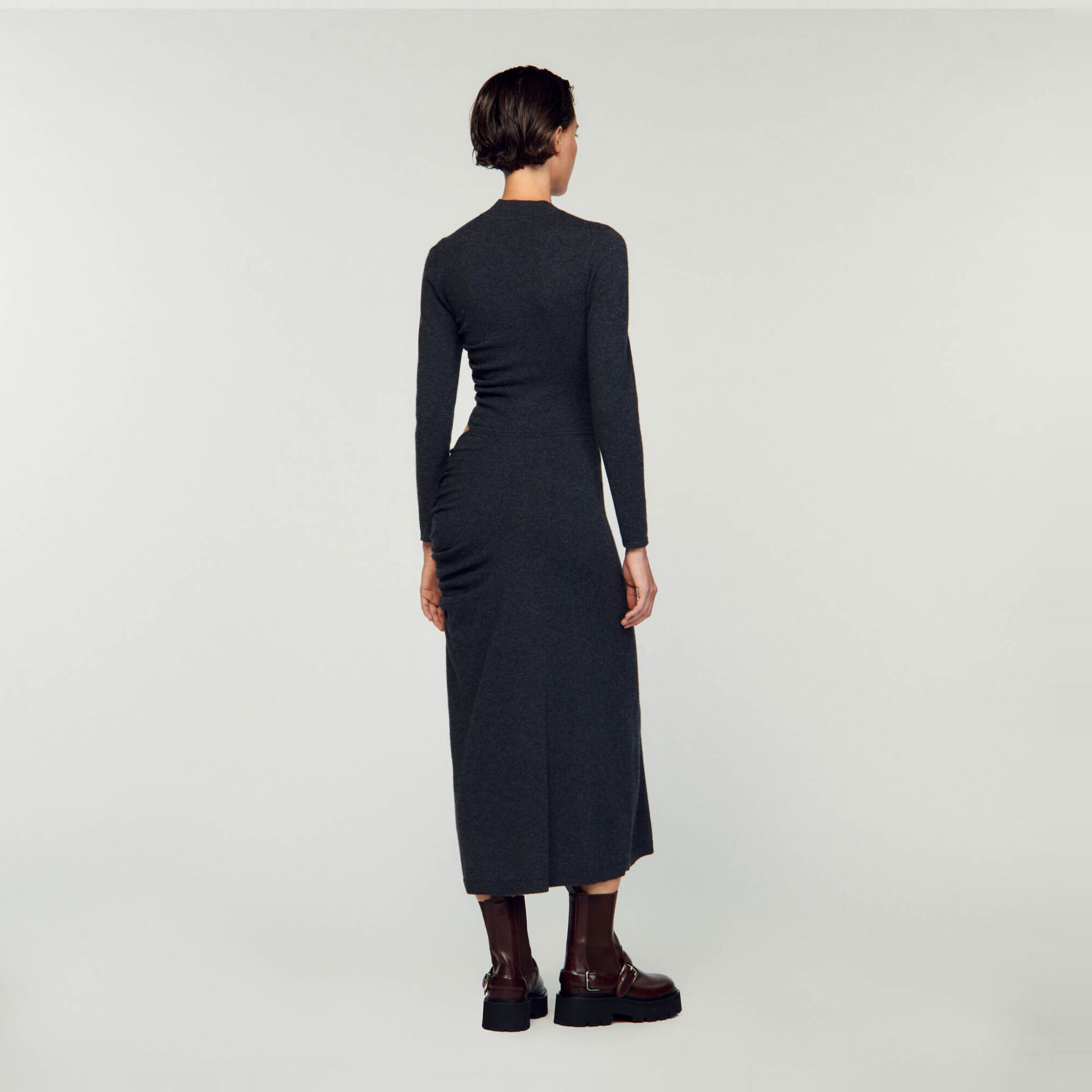 Vestido largo de punto