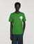 Camiseta con parche de flor