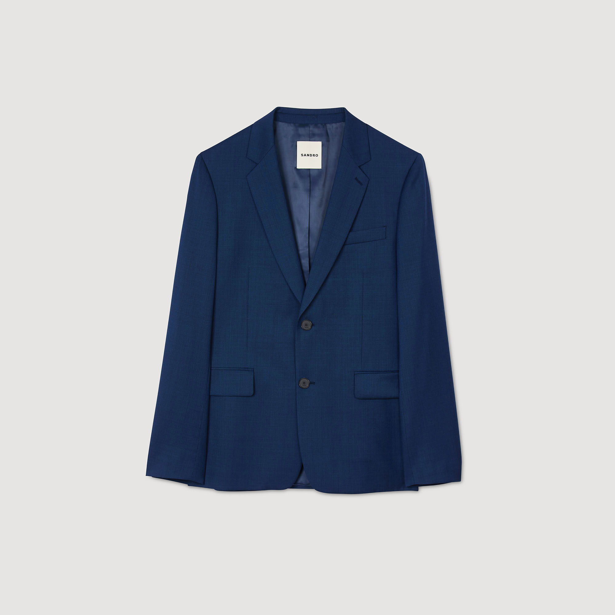 Chaqueta de traje de lana