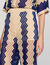 Pantalón de punto bicolor