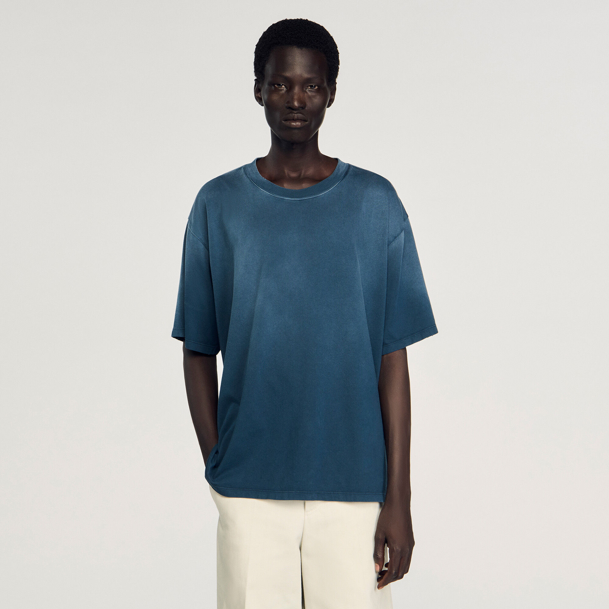 Camiseta oversize de algodón