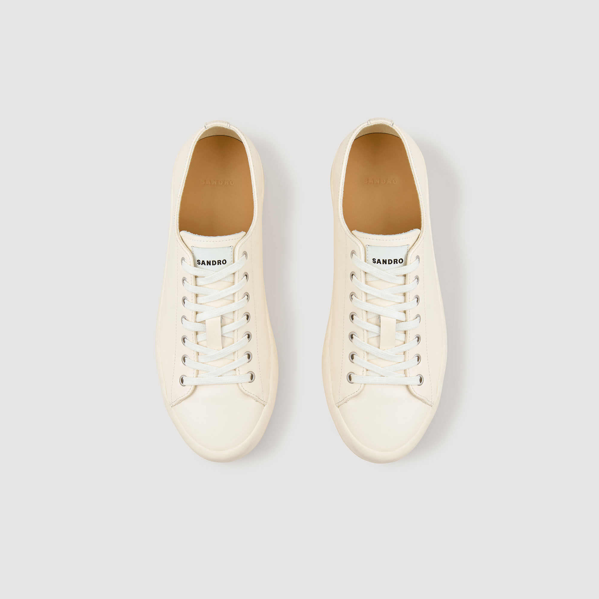 Zapatillas bajas de serraje
