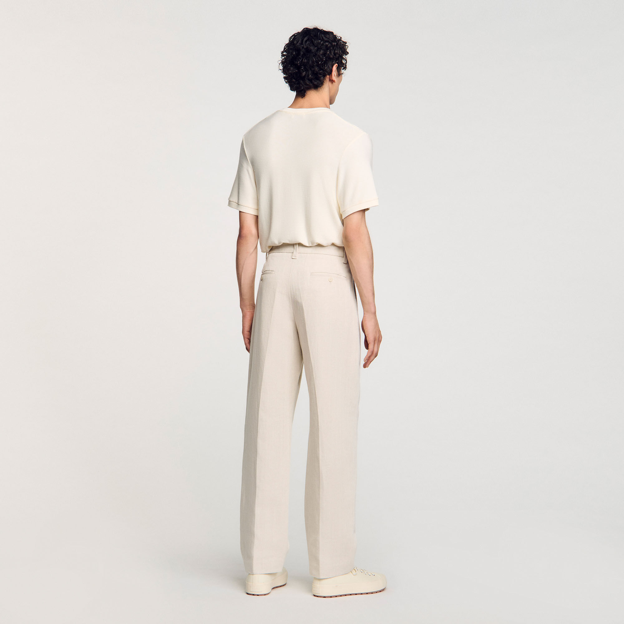 Pantalón ancho de pinzas