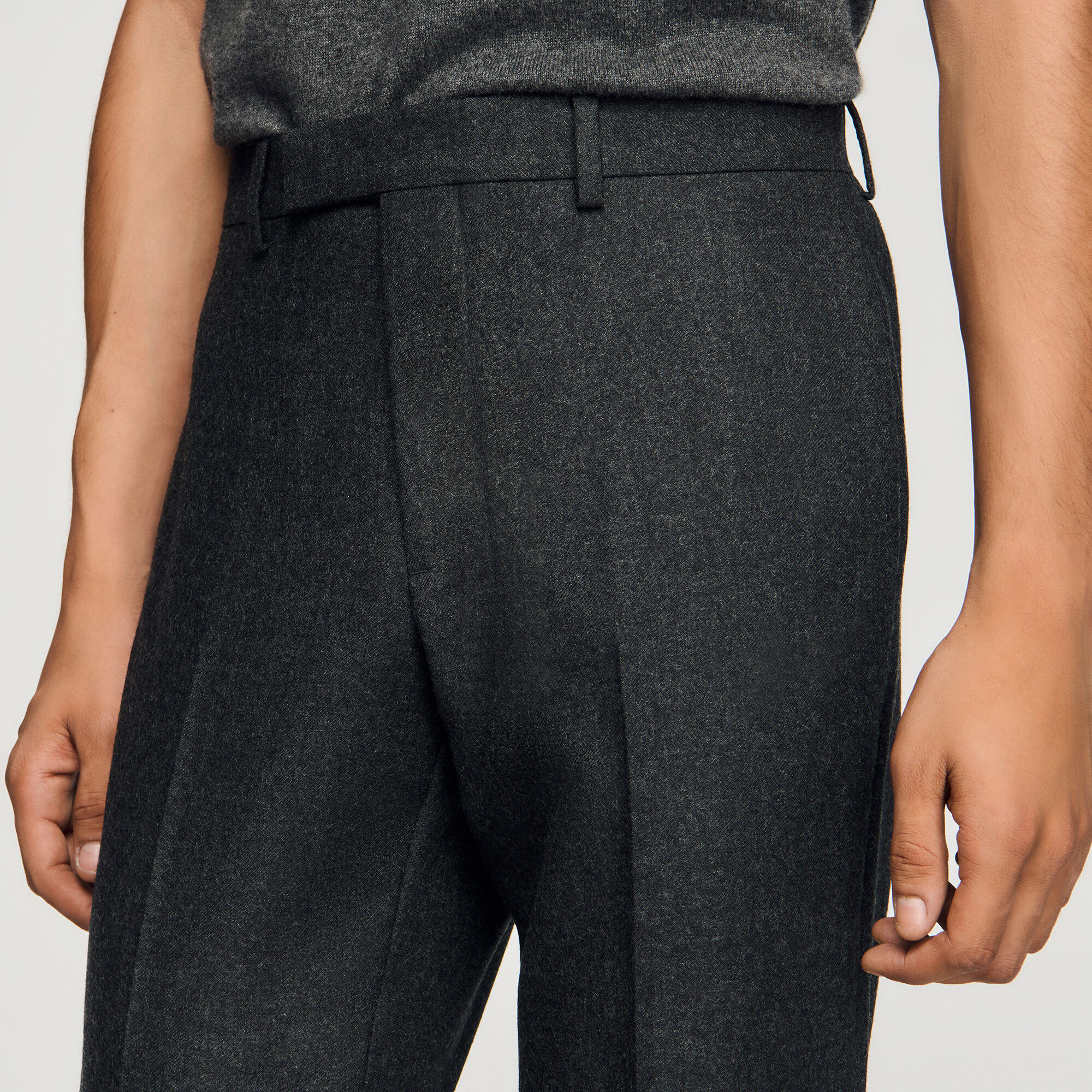 Pantalón de traje de lana