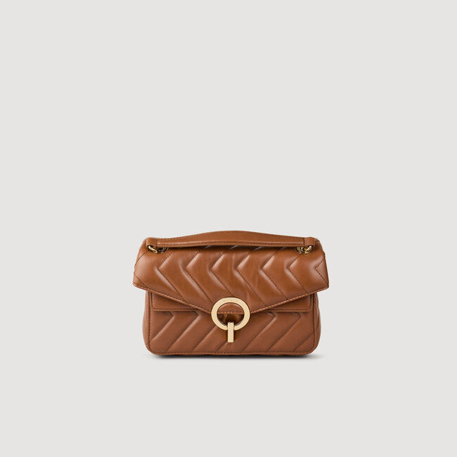 Bolso pequeño de cuero liso Yza
