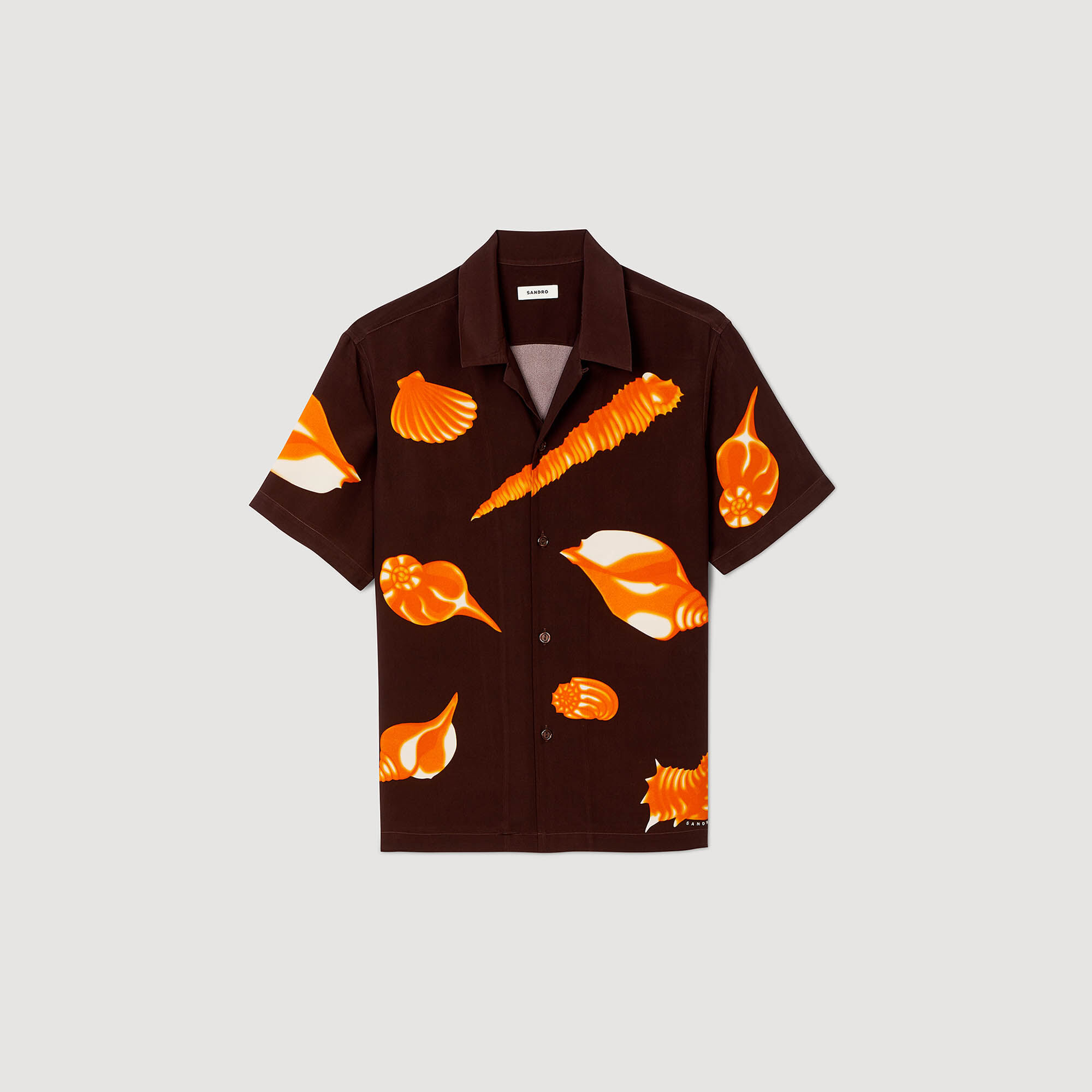 Camisa con estampado de moluscos - Hombre | Sandro