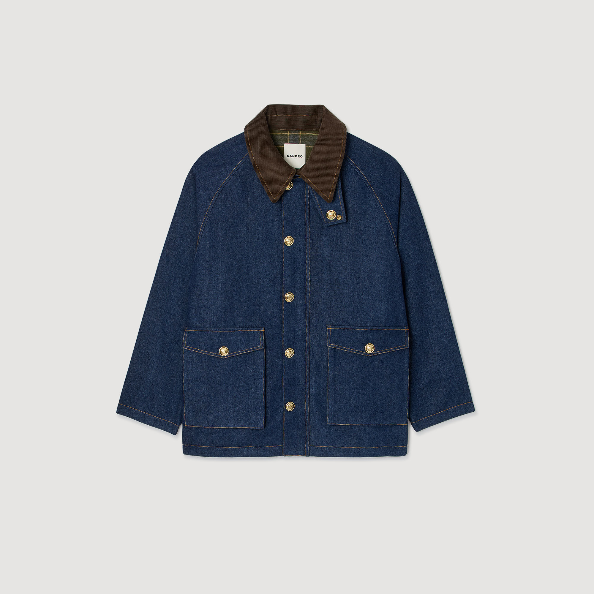 Chaqueta de trabajo de denim