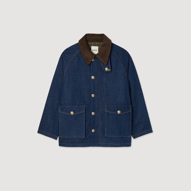 Chaqueta de trabajo de denim