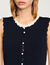 Vestido largo con detalles de ganchillo