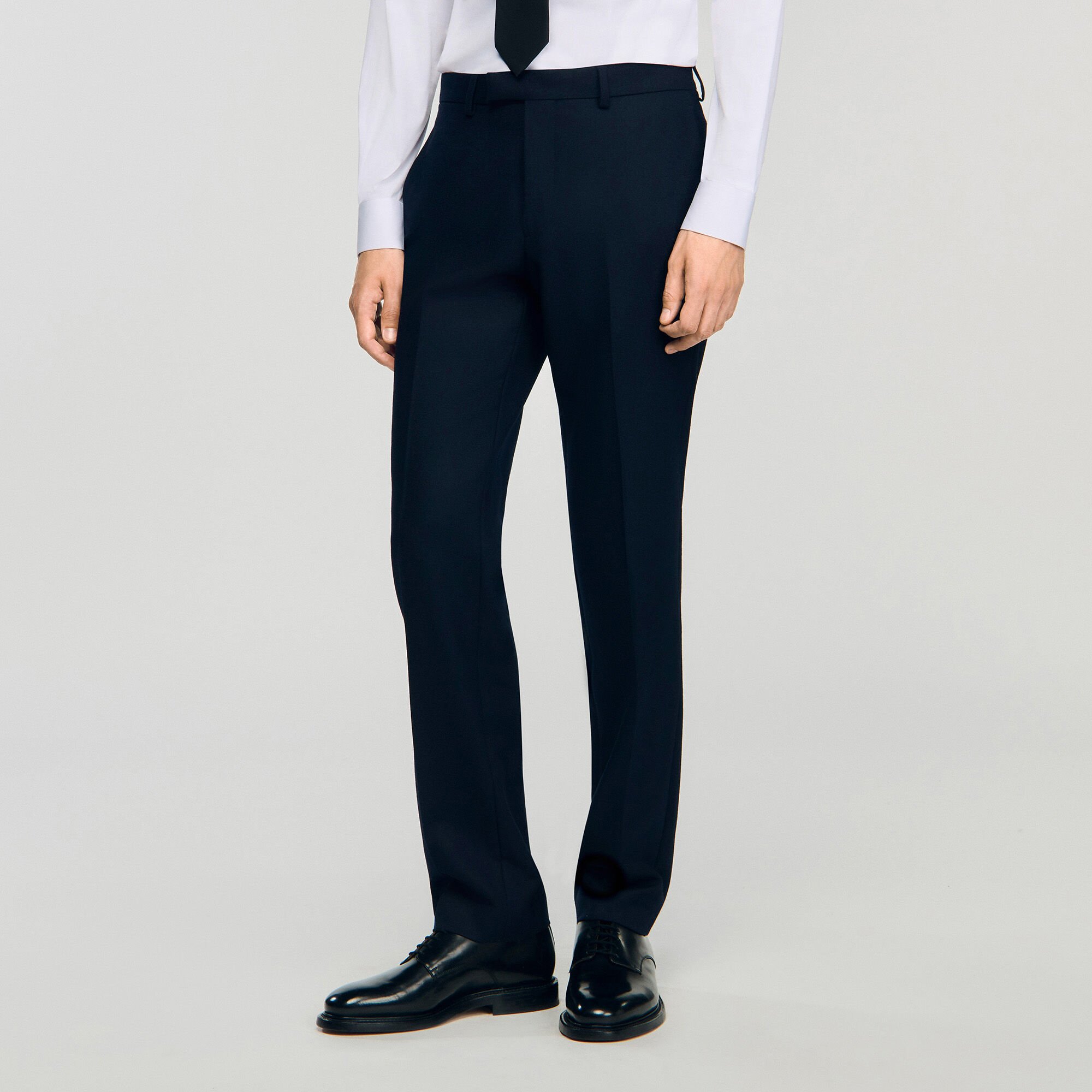 Pantalón de traje de lana