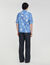 Camisa con estampado de flor