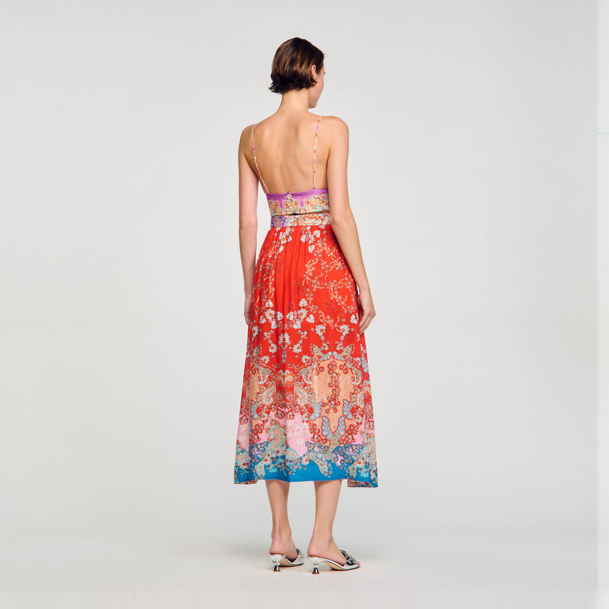 Falda larga trampantojo