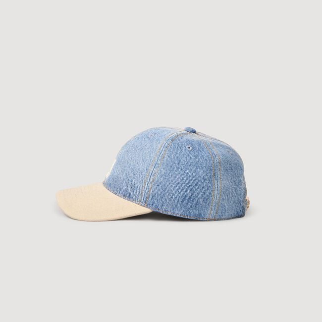 Gorra de tela vaquera y lona
