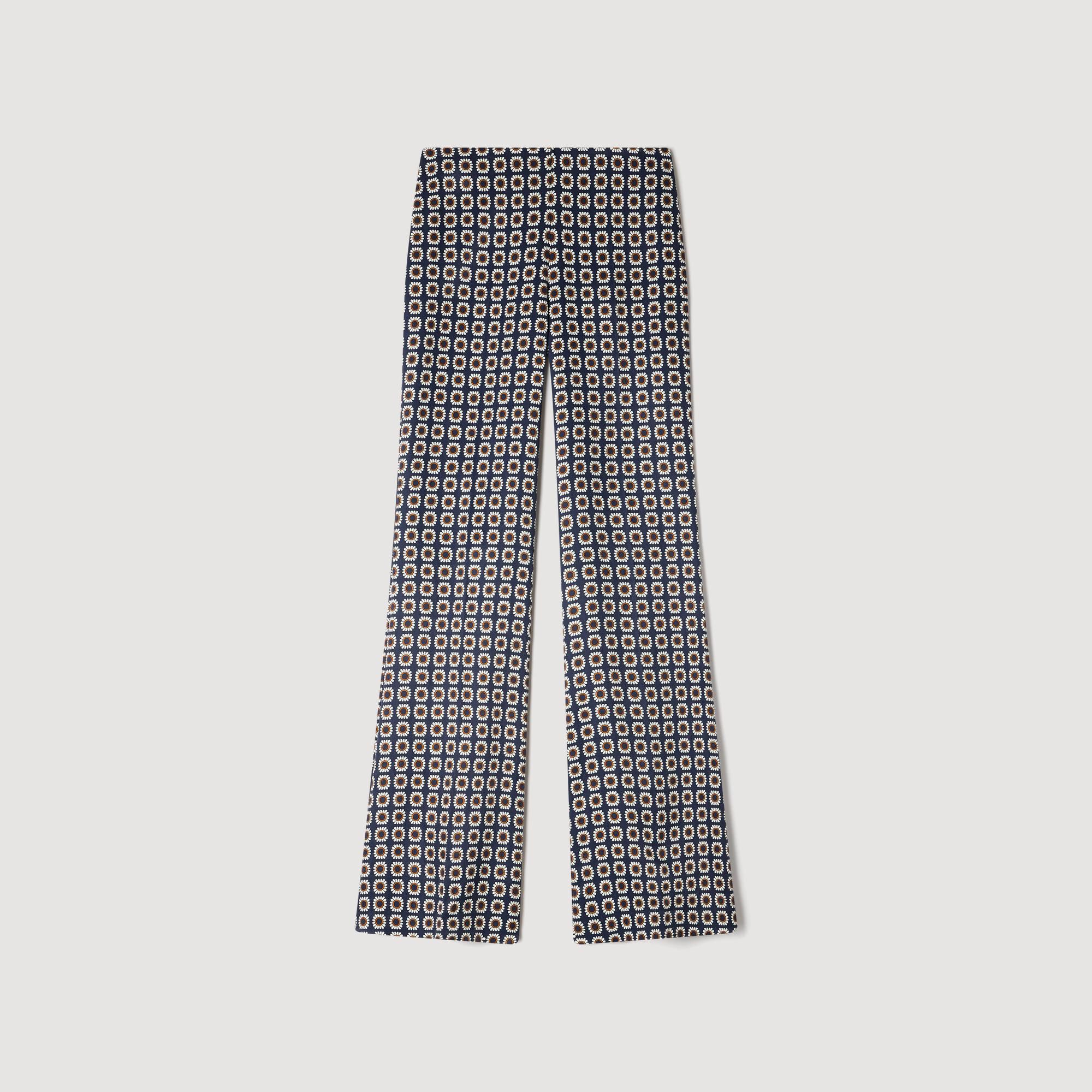 Pantal&oacute;n fluido estampado floral