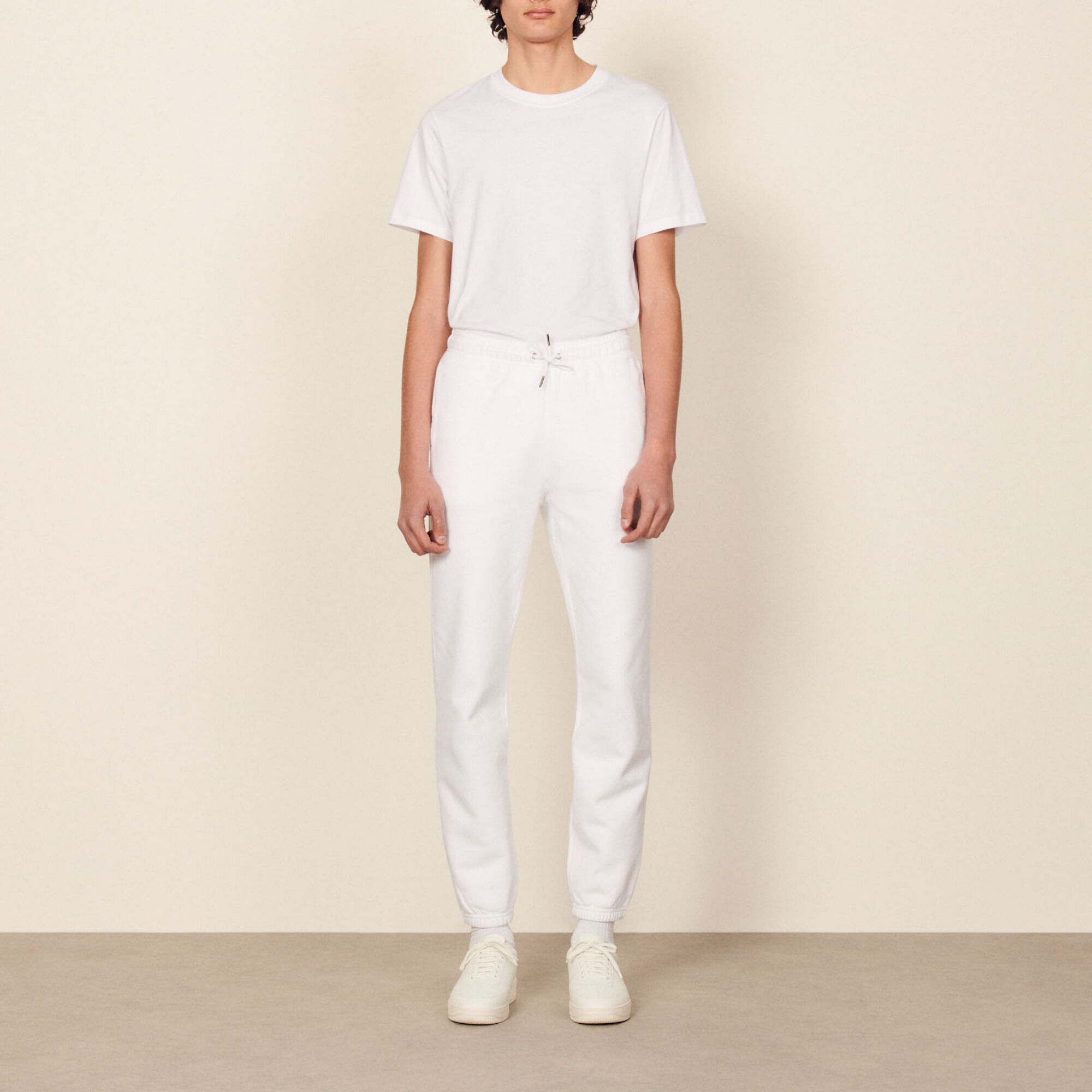 Pantalón de jogging de muletón bordado