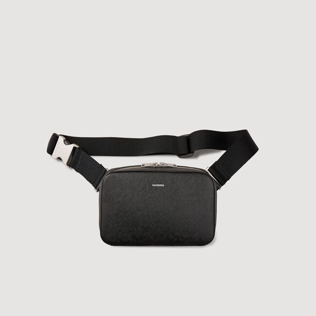 Bolso peque&ntilde;o de cuero reconstituido