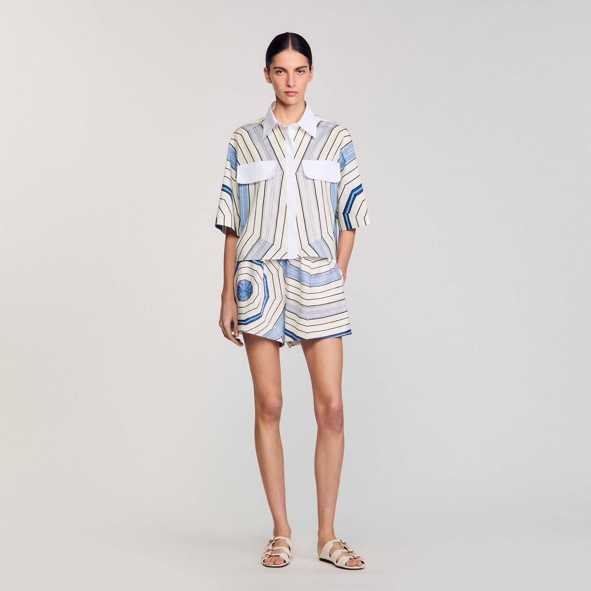 Camisa con espirales