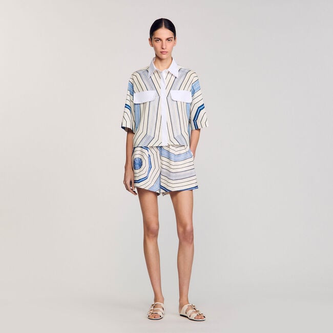 Camisa con espirales