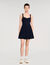 Vestido corto de punto