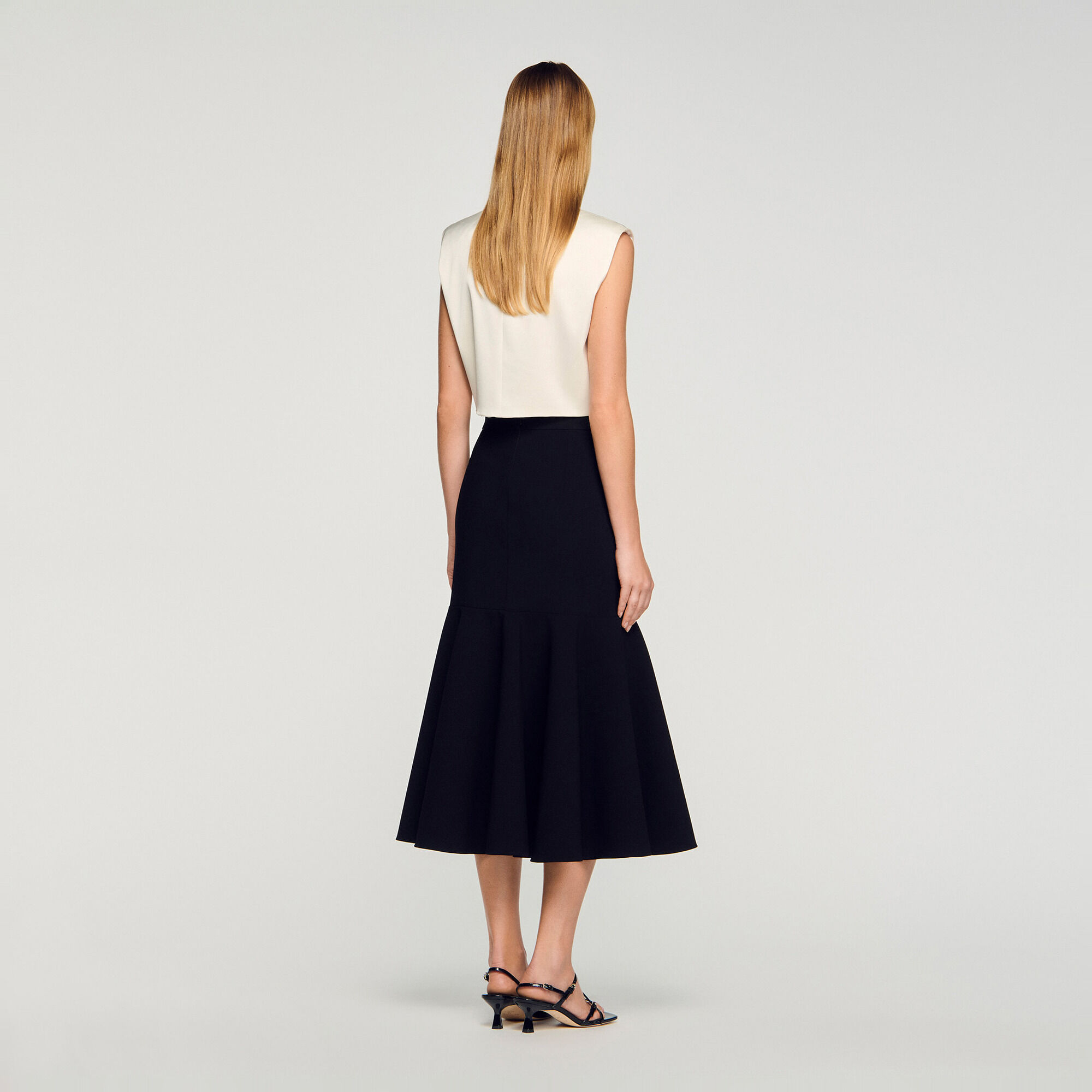 Falda larga con volantes - Mujer | Sandro