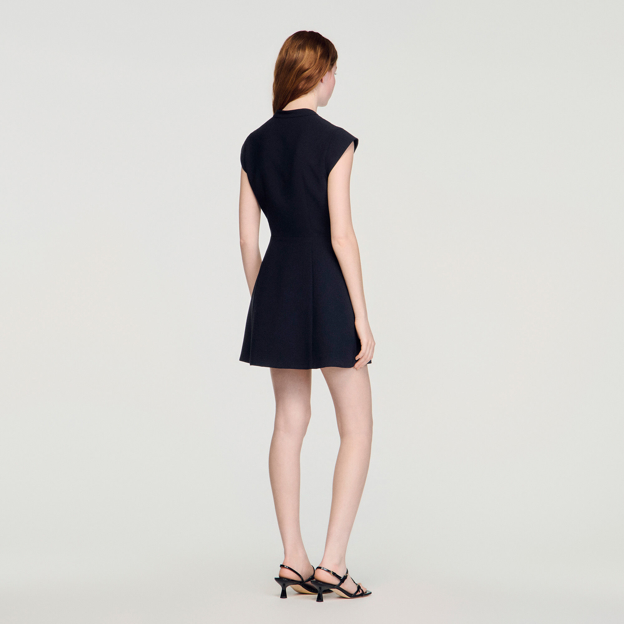 Vestido corto de punto