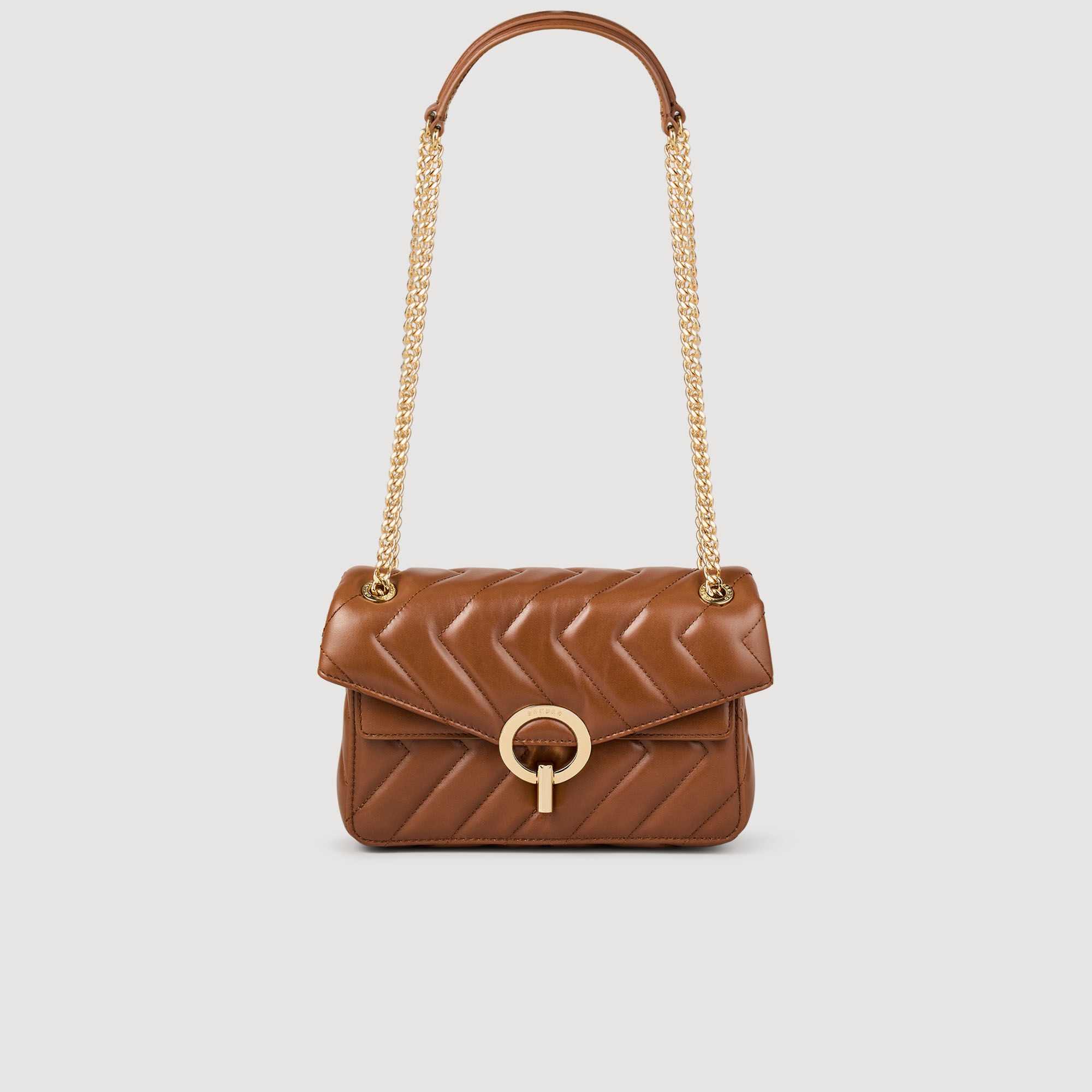 Bolso pequeño de cuero liso Yza