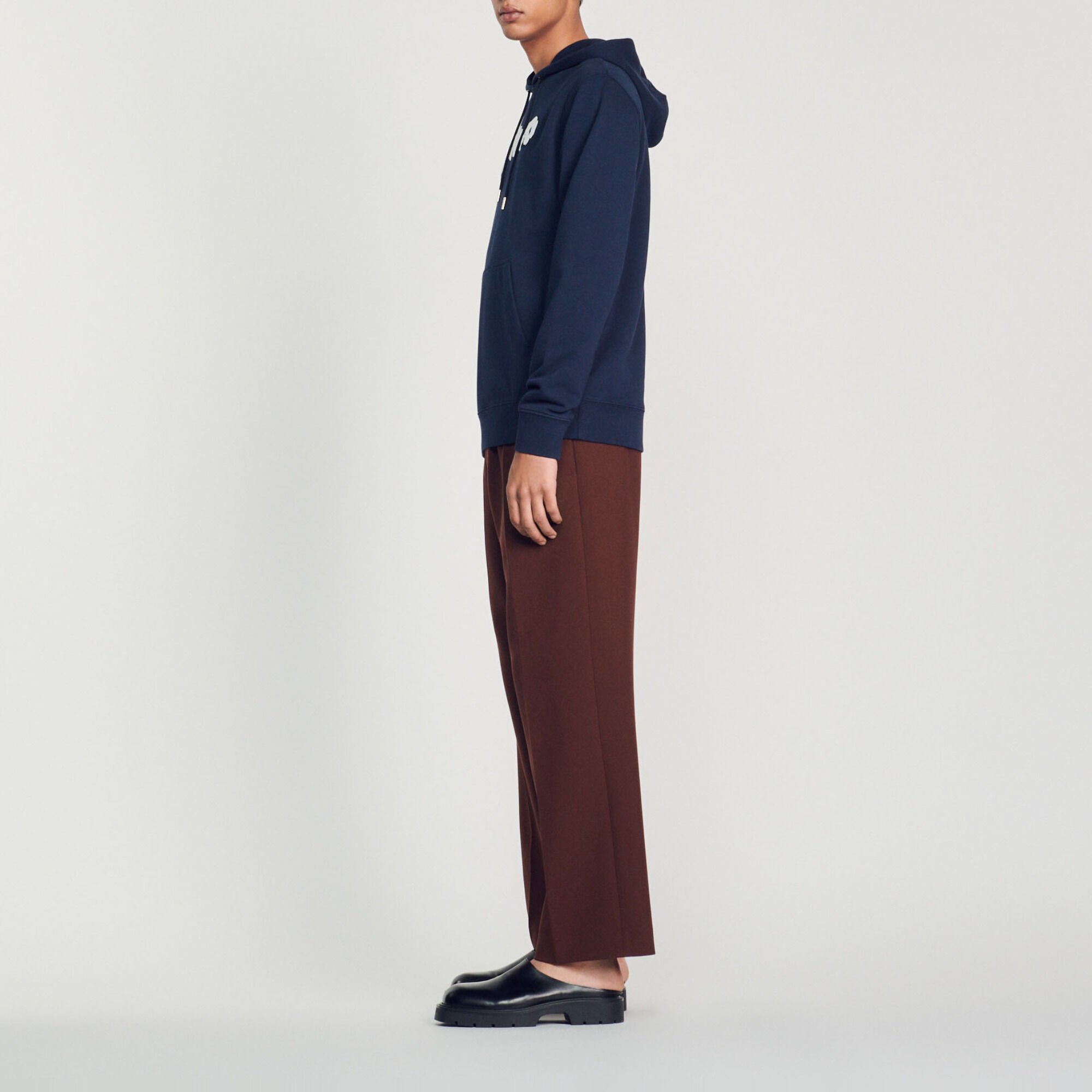 Sudadera con capucha con bordado Sandro