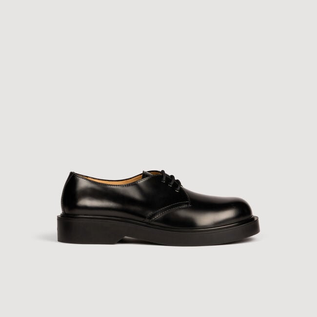 Zapatos derby de charol
