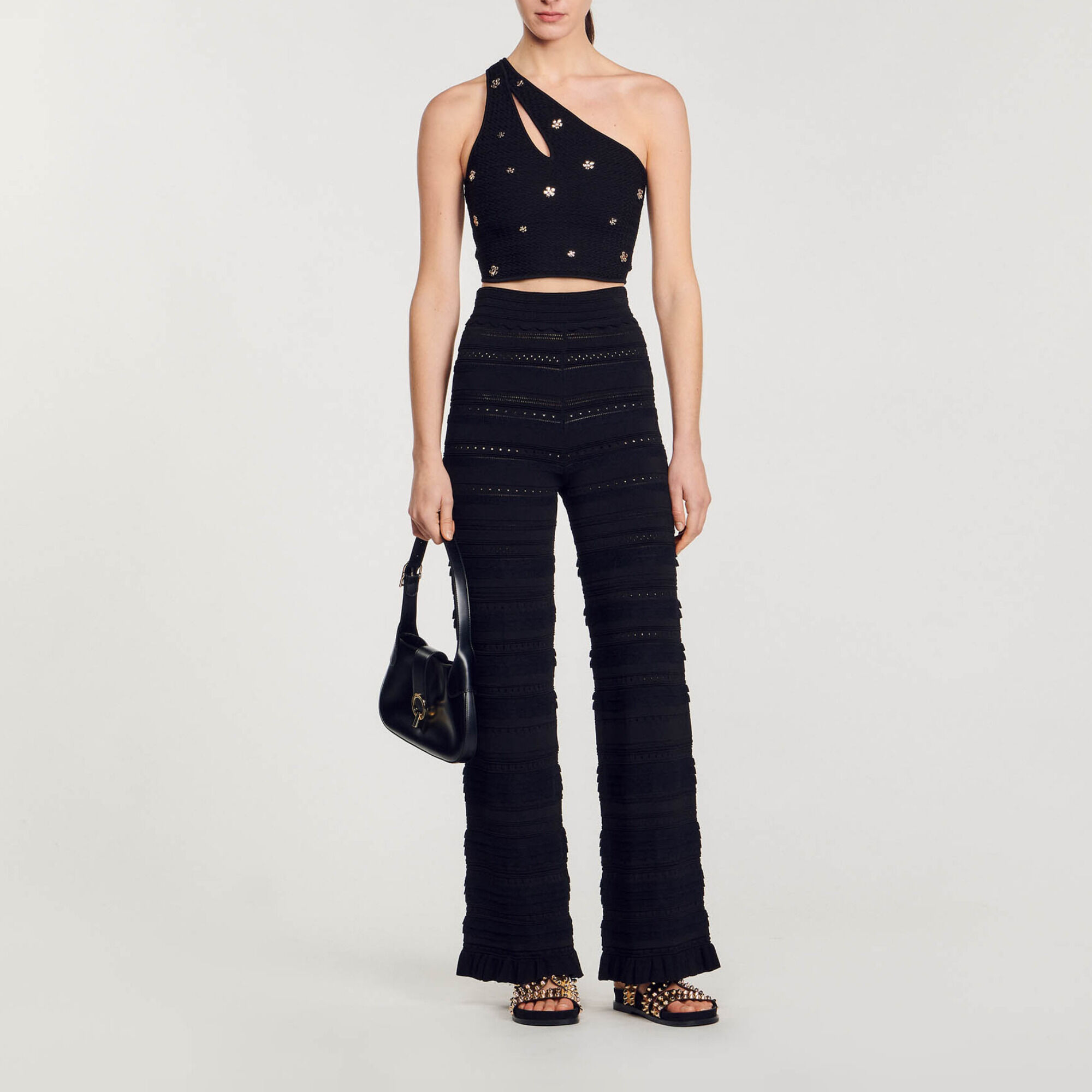 Top corto asimétrico