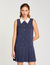 Vestido corto a rayas