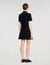 Vestido corto de tweed con botones