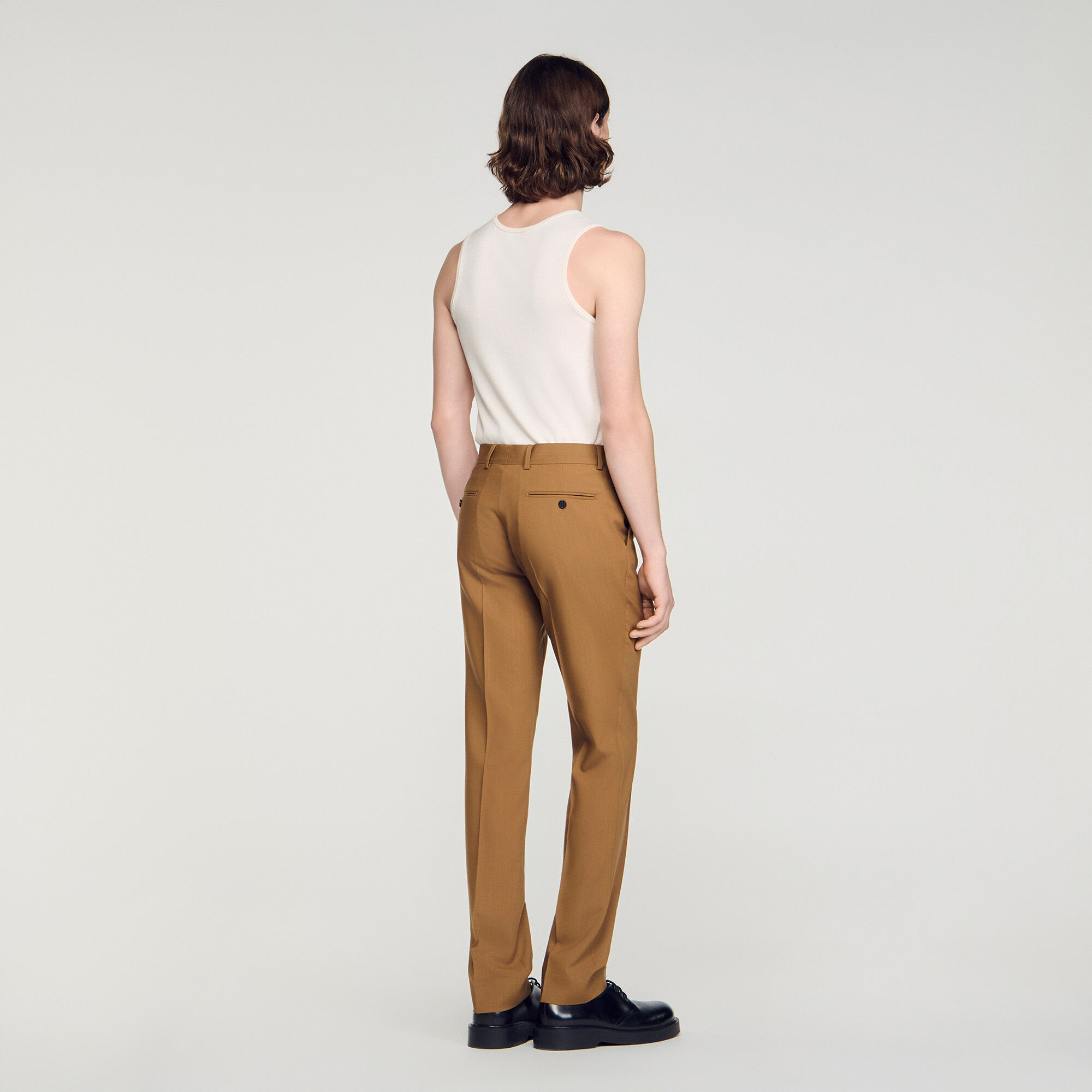Pantal&oacute;n de traje de lana