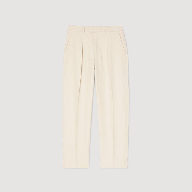 Pantalón ancho de pinzas