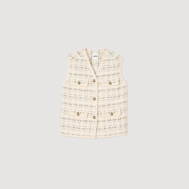 Chaleco de tweed