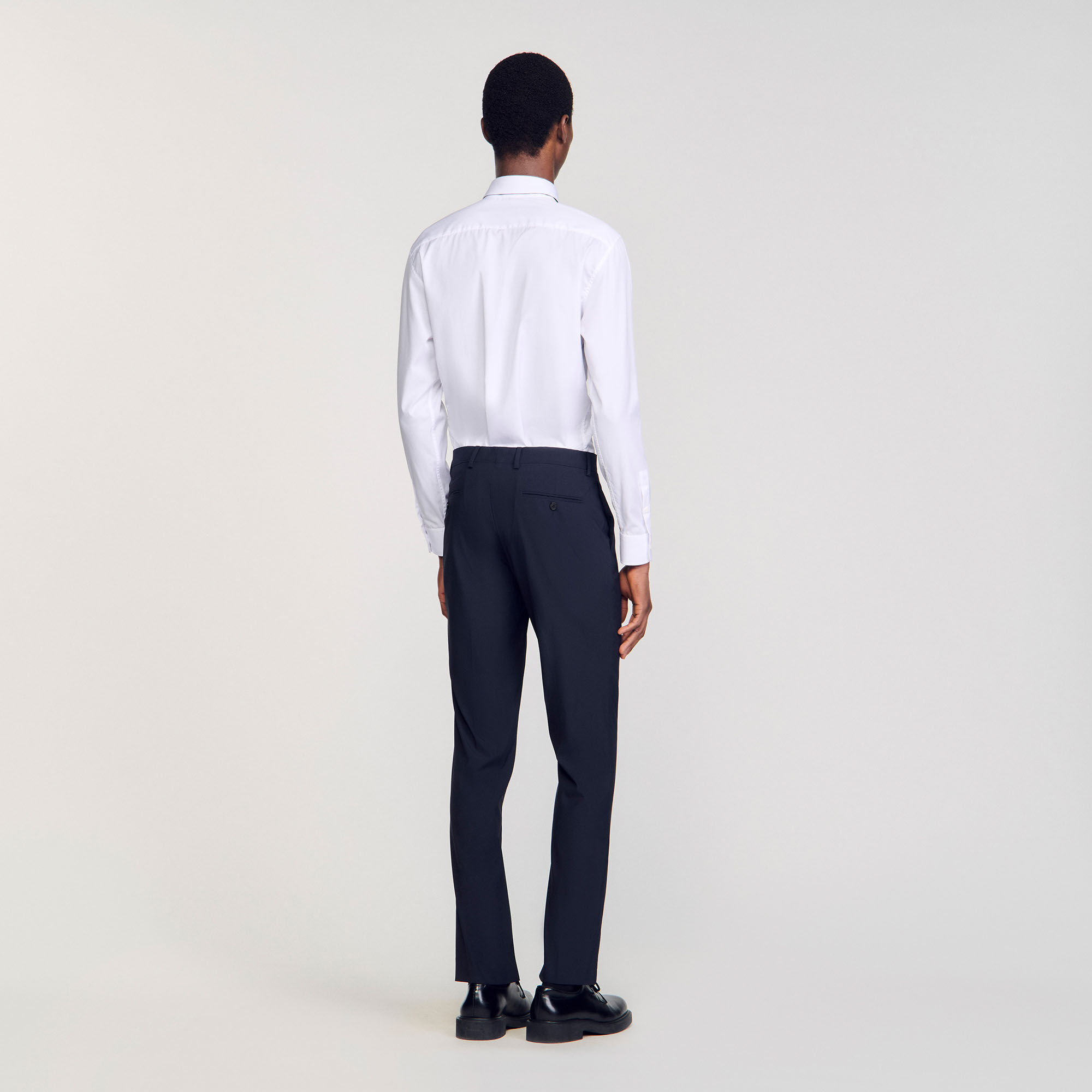 Pantalón de traje en lana