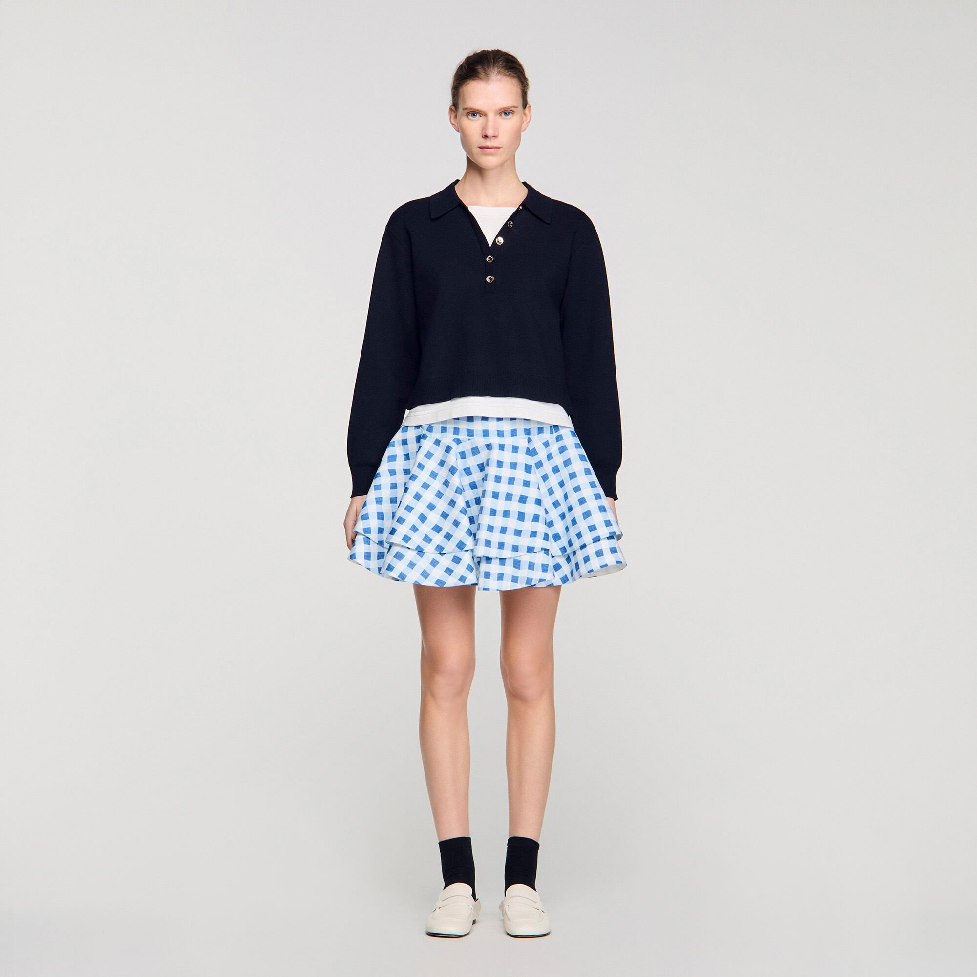 Jersey trampantojo botones de metal